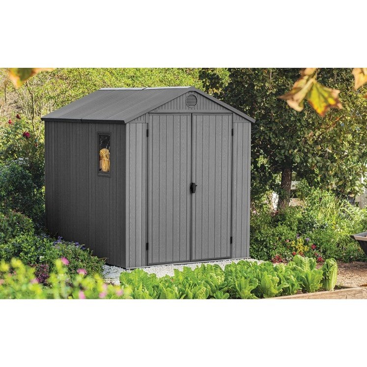 Keter Darwin 6 x 8ft Shed - Grey