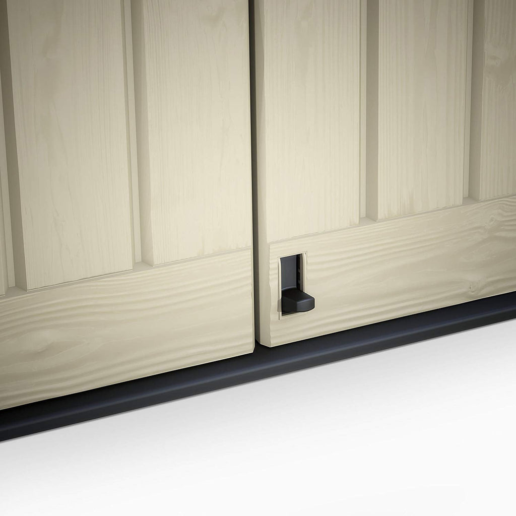 Keter Store It Out Max 1200L Outdoor Garden & Wheelie Bin Storage Shed - Beige & Brown